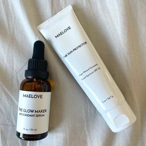 Maelove Bundle: The Glow Maker Antioxidant Serum + The Sun Protector